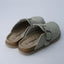 "Wren" Suede Buckle Clogs