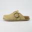 "Wren" Suede Buckle Clogs