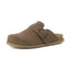 "Wren" Suede Buckle Clogs