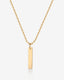 “Pillar” Vertical Bar Necklace