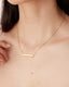 “Slate” Horizontal Bar Necklace