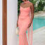 Aniyah | Strapless Bodycon Maxi Dress