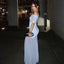 Michaela | Maternity Off-Shoulder Pleated Mesh Maxi Dress