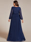 "Seraphina" Glitter Maxi Gown