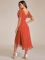 π "Juliette" Flutter Wrap Dress