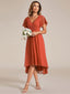 π "Juliette" Flutter Wrap Dress