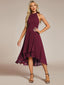 "Zoey" Halter High-Low Cocktail Dress