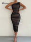 “Maia” Mesh Midi