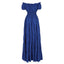 "Beatrice" Off-Shoulder Tiered Maxi Dress
