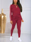 The "Romi" Stripe Zip-Up Lounge Set