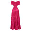 "Beatrice" Off-Shoulder Tiered Maxi Dress