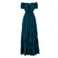 "Beatrice" Off-Shoulder Tiered Maxi Dress