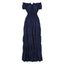 "Beatrice" Off-Shoulder Tiered Maxi Dress