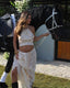 Beatrice | Maternity Bohemian Ruffle Set
