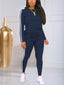 The "Romi" Stripe Zip-Up Lounge Set