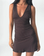 Luscian | Plunge Mini Dress