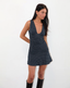 Luscian | Plunge Mini Dress