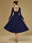 "Tessa" Long Sleeve Midi Dress