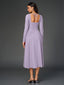 "Tessa" Long Sleeve Midi Dress