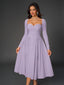 "Tessa" Long Sleeve Midi Dress