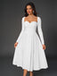 "Tessa" Long Sleeve Midi Dress