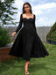 "Tessa" Long Sleeve Midi Dress