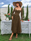 "Tessa" Long Sleeve Midi Dress