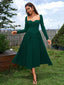 "Tessa" Long Sleeve Midi Dress