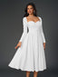 "Tessa" Long Sleeve Midi Dress