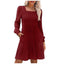 Zovira | Ribbed Knit Long Sleeve Sweater Dress