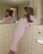 Neoma | Maternity Casual Long Sleeved Midi Dress