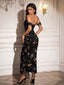 "Remi" Off-Shoulder Floral Gown