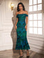 "Remi" Off-Shoulder Floral Gown