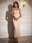 "Remi" Off-Shoulder Floral Gown
