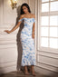 "Remi" Off-Shoulder Floral Gown