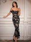 "Remi" Off-Shoulder Floral Gown