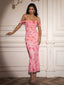 "Remi" Off-Shoulder Floral Gown