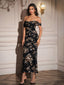 "Remi" Off-Shoulder Floral Gown