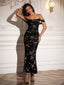 "Remi" Off-Shoulder Floral Gown