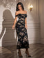 "Remi" Off-Shoulder Floral Gown