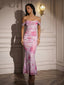 "Remi" Off-Shoulder Floral Gown