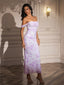 "Remi" Off-Shoulder Floral Gown