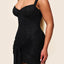 Luvoria | Corset Lace Mini Dress with Side Drape