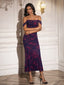 "Remi" Off-Shoulder Floral Gown