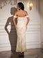 "Remi" Off-Shoulder Floral Gown