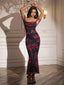 "Remi" Off-Shoulder Floral Gown