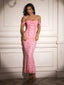 "Remi" Off-Shoulder Floral Gown