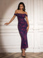 "Remi" Off-Shoulder Floral Gown