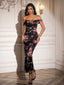 "Remi" Off-Shoulder Floral Gown