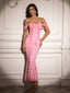 "Remi" Off-Shoulder Floral Gown